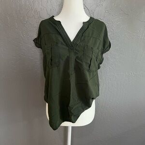 Dark green women’s blouse